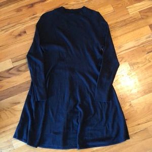 Loft Long Sleeve Black Dress